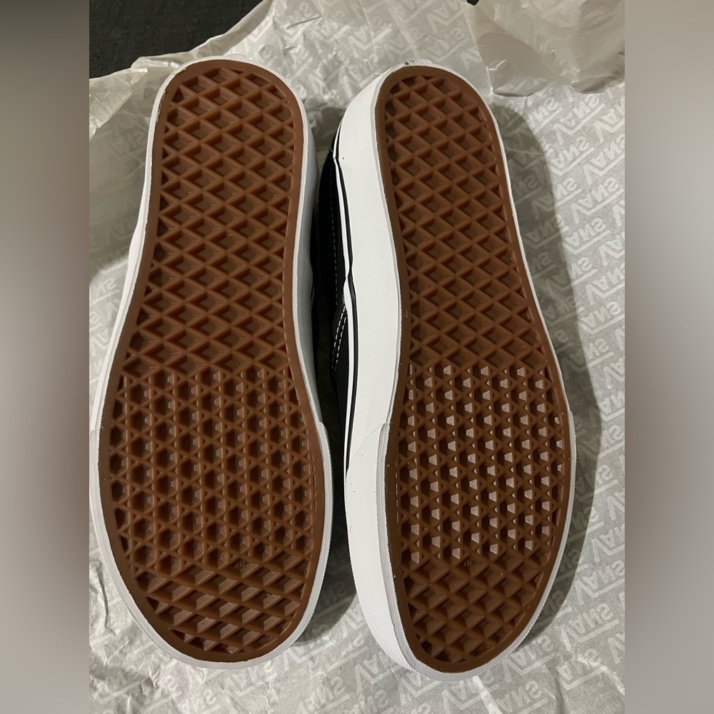 Black slip on wide canvas shoes